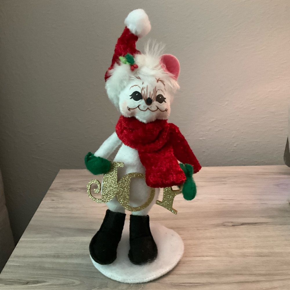 Annalee Christmas Joy Mouse